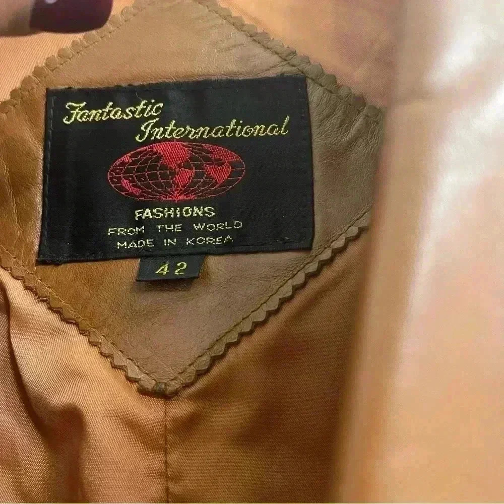 Vintage Leather Jacket by Fantastic International - Picture 5 of 12
